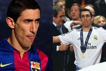 Si bien brilló en Real Madrid Ángel Di María dejó una contundente respuesta sobre su posible arribo a FC Barcelona