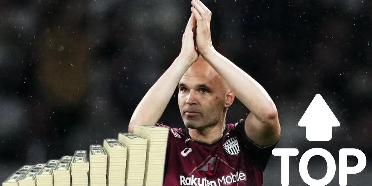 Su fortuna es de 100 millones, el oculto negocio de Iniesta fuera del fútbol