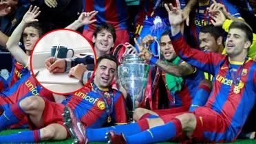 Supo compartir equipo con varias de las leyendas del equipo blaugrana.