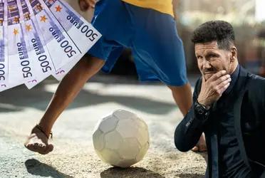 Una de las grandes apuestas de Atlético de Madrid pasó sin pena ni gloria y ahora dedica parte de su tiempo a repartir comida