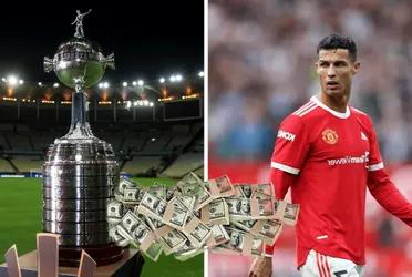Uno de los grandes del fútbol brasileño le pagaría una millonada a Cristiano Ronaldo para que juegue la Copa Libertadores.