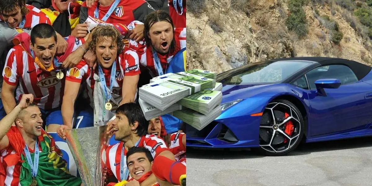 Uno de los mejores jugadores de Atlético Madrid en los últimos años se dio este lujo con su primer gran sueldo