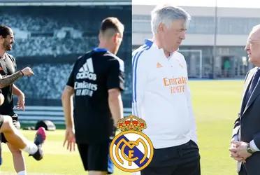 Uno de los proyectos más interesantes del Real Madrid Club de Fútbol no tiene lugar porque el entreandor italiano privilegia a un futbolista de años en el conjunto blanco.