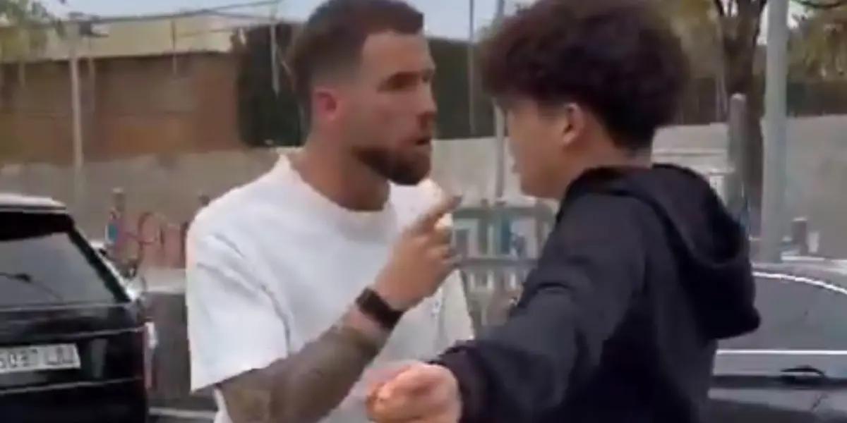 (VIDEO) Martínez bajó enojado de su coche y esto le gritó a hincha que lo insultó