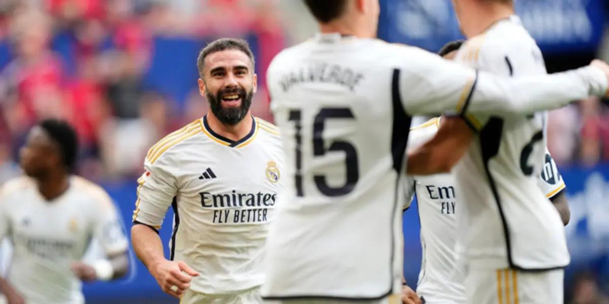 (Video) Tras un comienzo emocionante, Dani Carvajal vuelve a poner en ventaja al Madrid frente a Osasuna