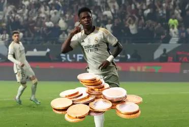 Vinicius es la gran figura, todos los jugadores del Madrid que ganan más dinero