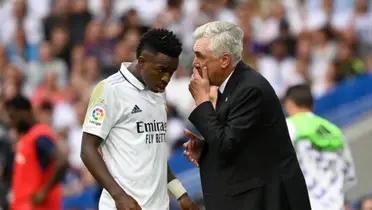 Vinicius no quiso hacer caso a Ancelotti y salir, mira la reacción del técnico