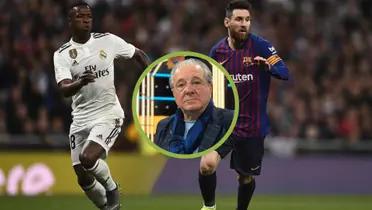 Vinicius y Messi en e Clásico entre Barça y Madrid, D'Alessandro en El Chiringuito.