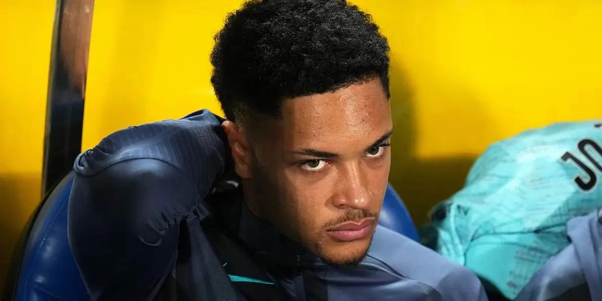 Vitor Roque en la Supercopa de España