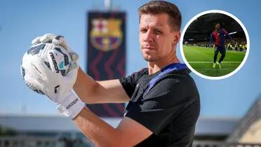 Wojciech Szczesny Foto: Antena 3 y FC Barcelona