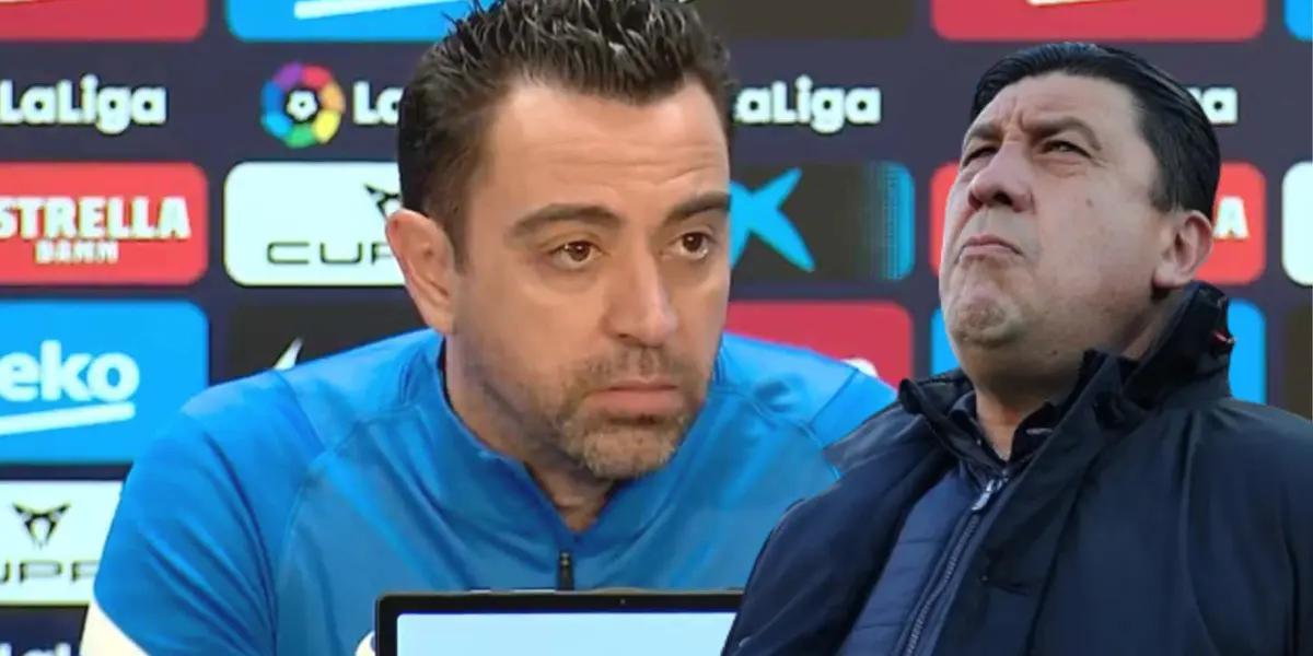 Xavi fue consultado por Burgos y no dudó en definirlo categóricamente