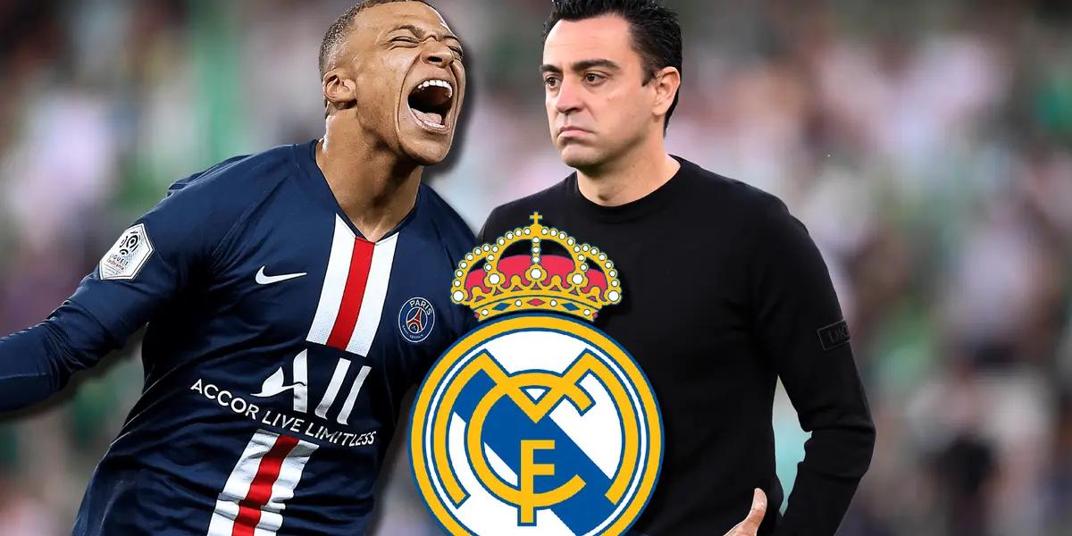 Xavi fue preguntado por la llegada de Kylian Mbappé al Real Madrid, pero su respuesta dejó atónitos a algunos