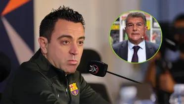 Xavi habló en rueda de prensa tras la intención que se habría filtrado de Joan Laporta.
