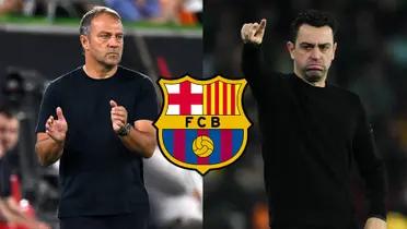 Xavi Hernández - Hansi Flick (Foto: X)