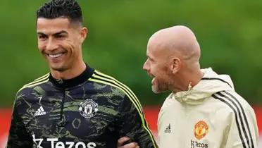 Ya se supo lo que le hizo Ten Hag a Cristiano Ronaldo en el Manchester United. Foto: X