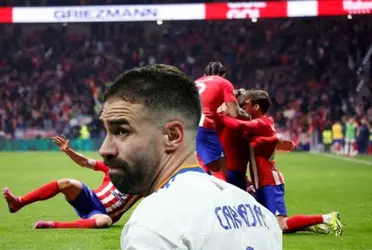 A Carvajal lo pitaron y así se excusó del triunfazo de Atleti sobre Real Madrid