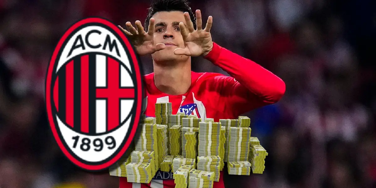 Morata ganaría mejor que en Atleti, este salario le ofreció el Milan para firmarlo