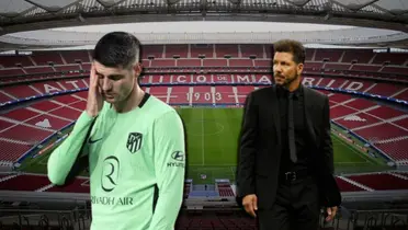 Álvaro Morata y Diego Simeone, figuras dentro y fuera del campo en Atletico de Madrid.