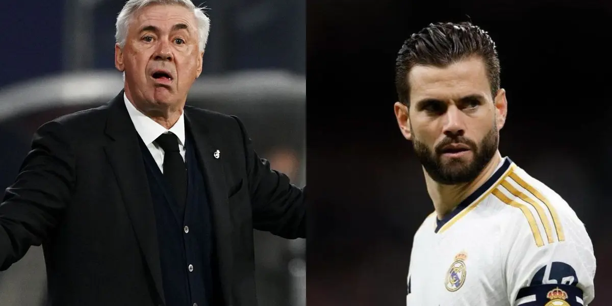 Ancelotti y Nacho. (Foto: collage)