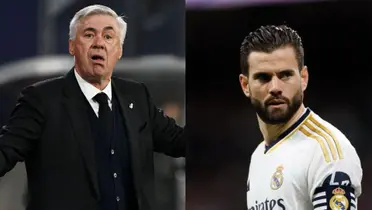 Ancelotti y Nacho. (Foto: collage)