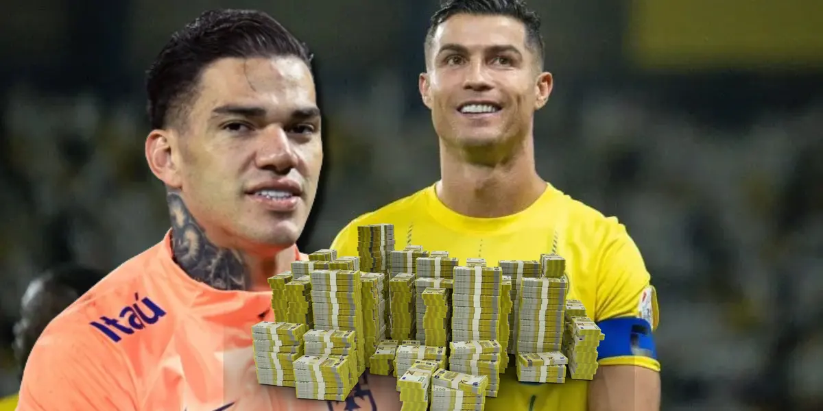 Ederson y el sueldo que le ofrece el Al-Nassr, mientras CR7 factura 200  millones