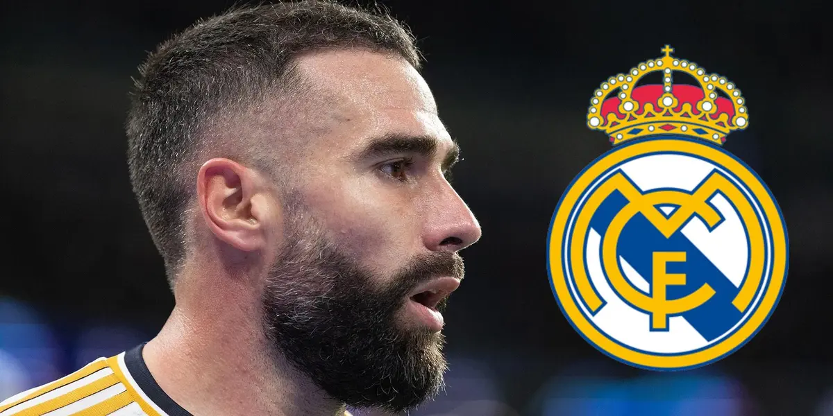 Dani Carvajal en acción con la camiseta del Madrid.