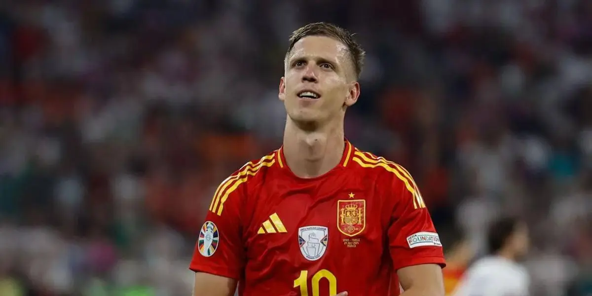 Dani Olmo con la Selección española. (Foto: EFE)