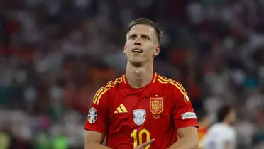 Dani Olmo con la Selección española. (Foto: EFE)