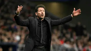 Diego Simeone, entrenador del Atlético de Madrid