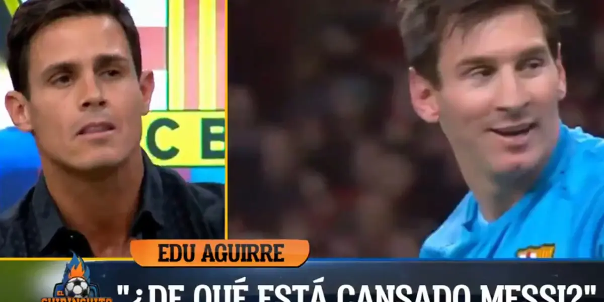 (VIDEO) Le dolió en el alma, la reacción de Edu Aguirre tras ver a Lionel Messi campeón de Copa América