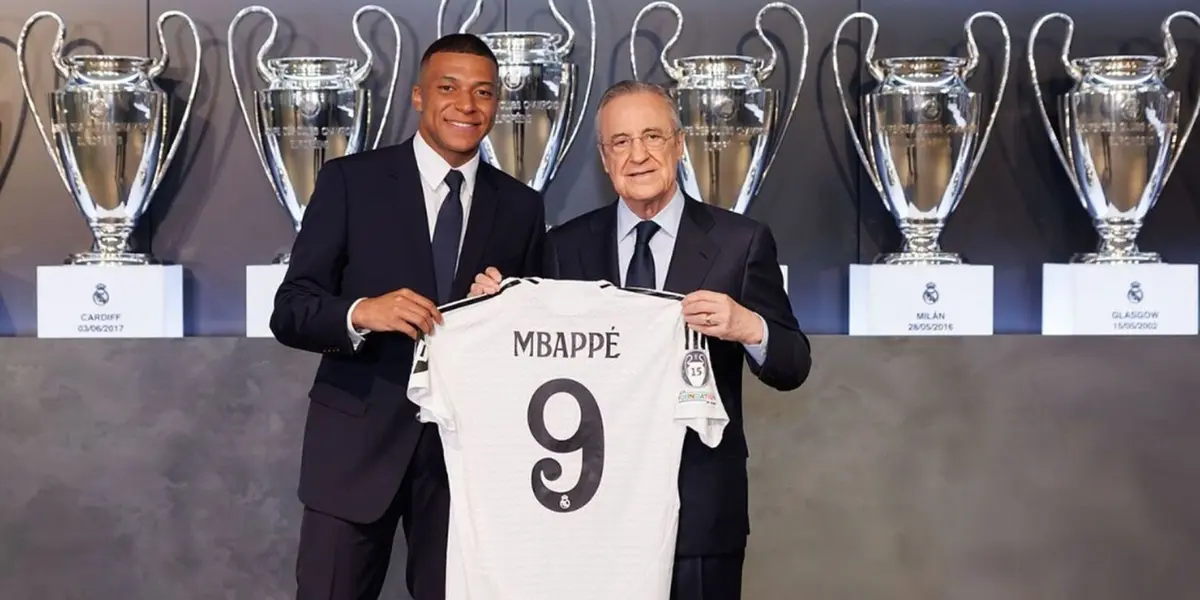 No se vio en TV: el primer regalo de Florentino Pérez a Mbappé en el Madrid