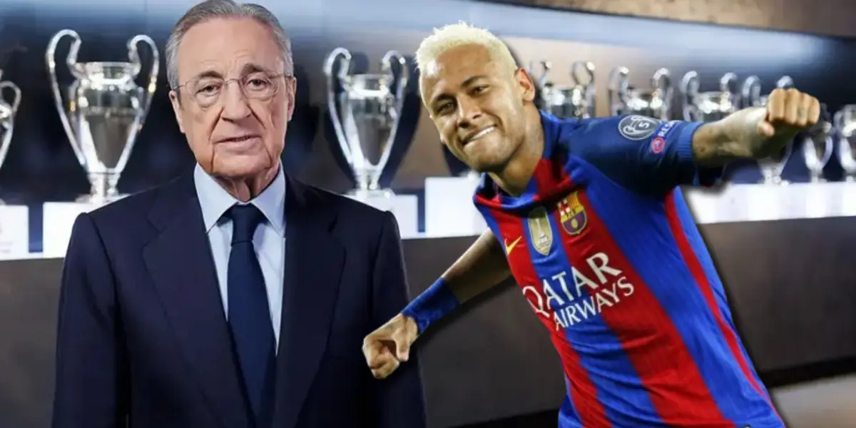 Lo que piensa Florentino Pérez de Neymar, que rechazó al Madrid por el Barcelona