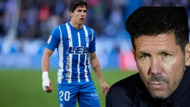 GIULIANO SIMEONE EN ALAVÉS. DIEGO SIMEONE SERIO