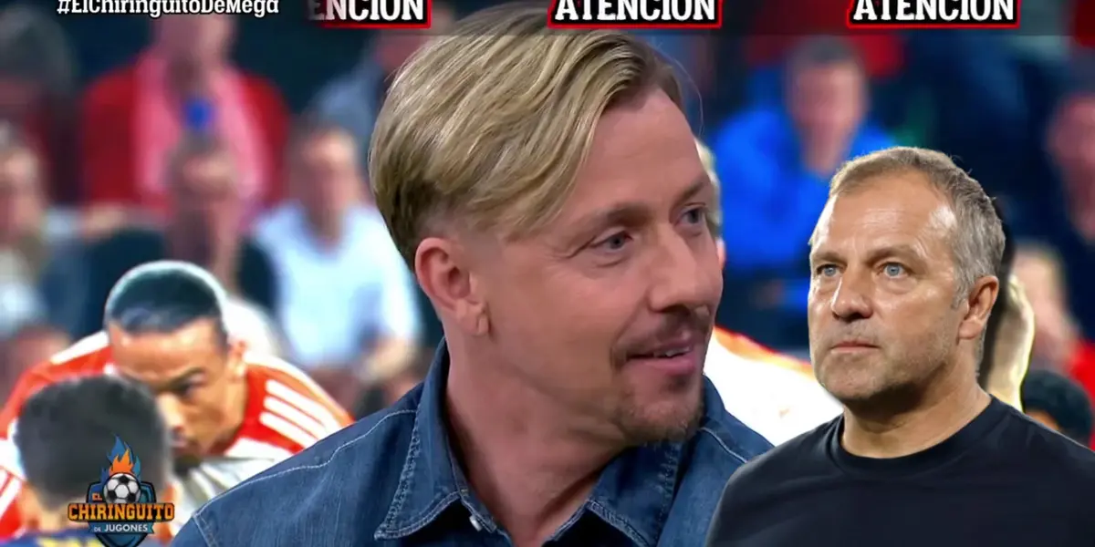 Guti y Hansi Flick, entrenador del FC Barcelona