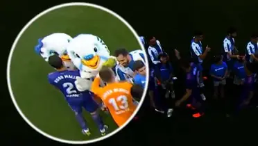 Hugo Mallo está en el ojo de la tormenta, luego que una de las mascotas lo acusó de abuso en el Espanyol ante Celta