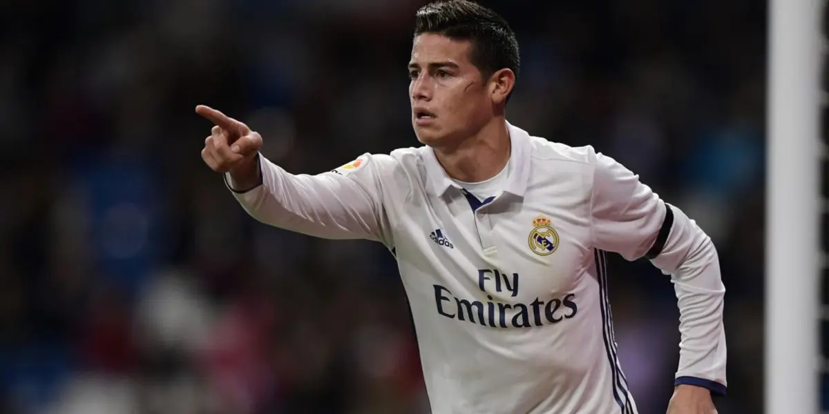 James Rodríguez en el Real Madrid. (Foto: archivo)