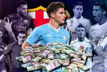 Julián Álvarez es la opción que apareció tanto para el Real Madrid como el FC Barcelona para su delantera