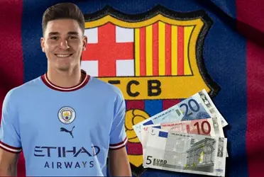 Julián Álvarez es posibilidad para el FC Barcelona, mira el salario que podría tener mientras en Manchester City cobra 6 millones