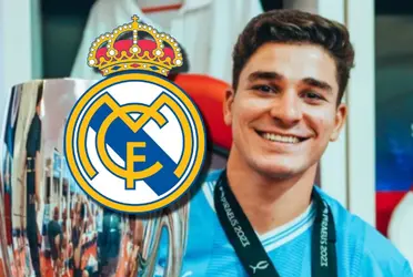 Julián Álvarez estuvo en la órbita del Real Madrid pero no llegó por esta razón, que finalmente alegró al Manchester City