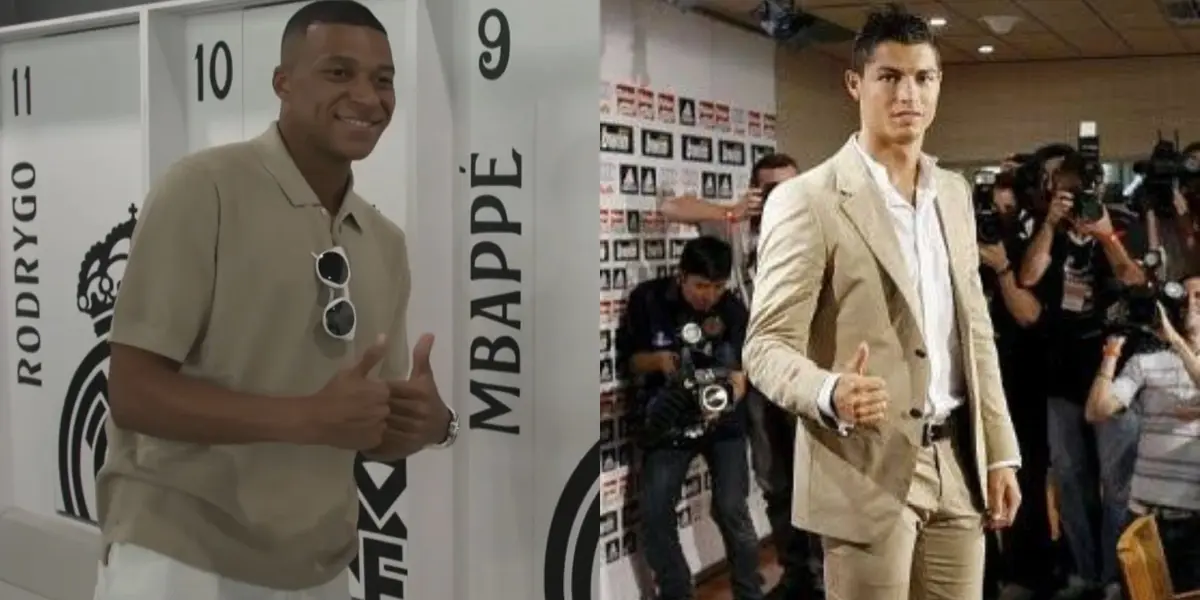 Las increíbles coincidencias en la presentación de Kylian Mbappé en el Real Madrid, con la de Cristiano Ronaldo