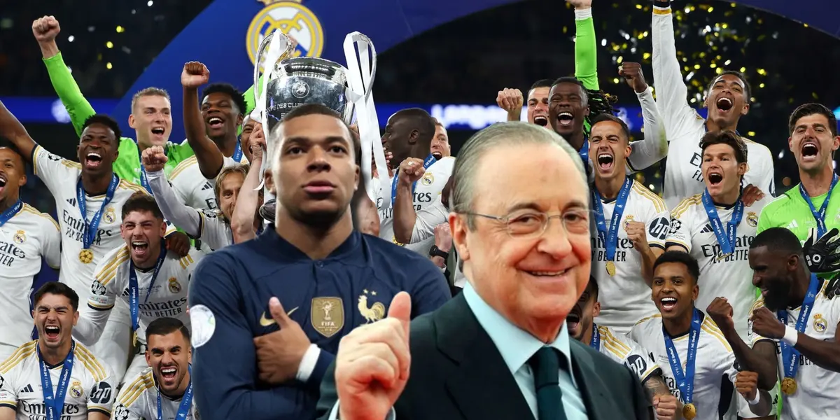 Kylian Mbappé y Florentino Pérez