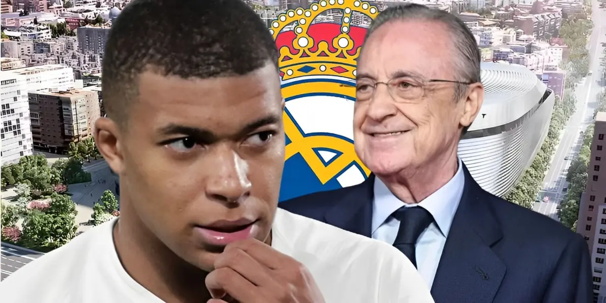 Kylian Mbappé y Florentino Pérez