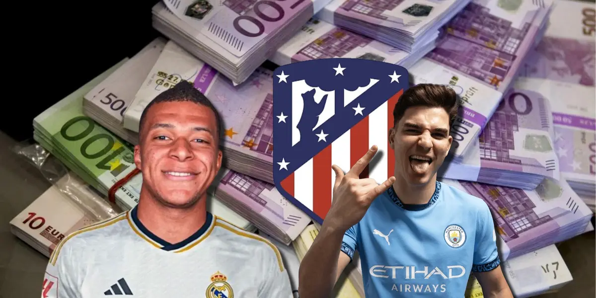 Kylian Mbappé y Julián Álvarez / Foto: Collage