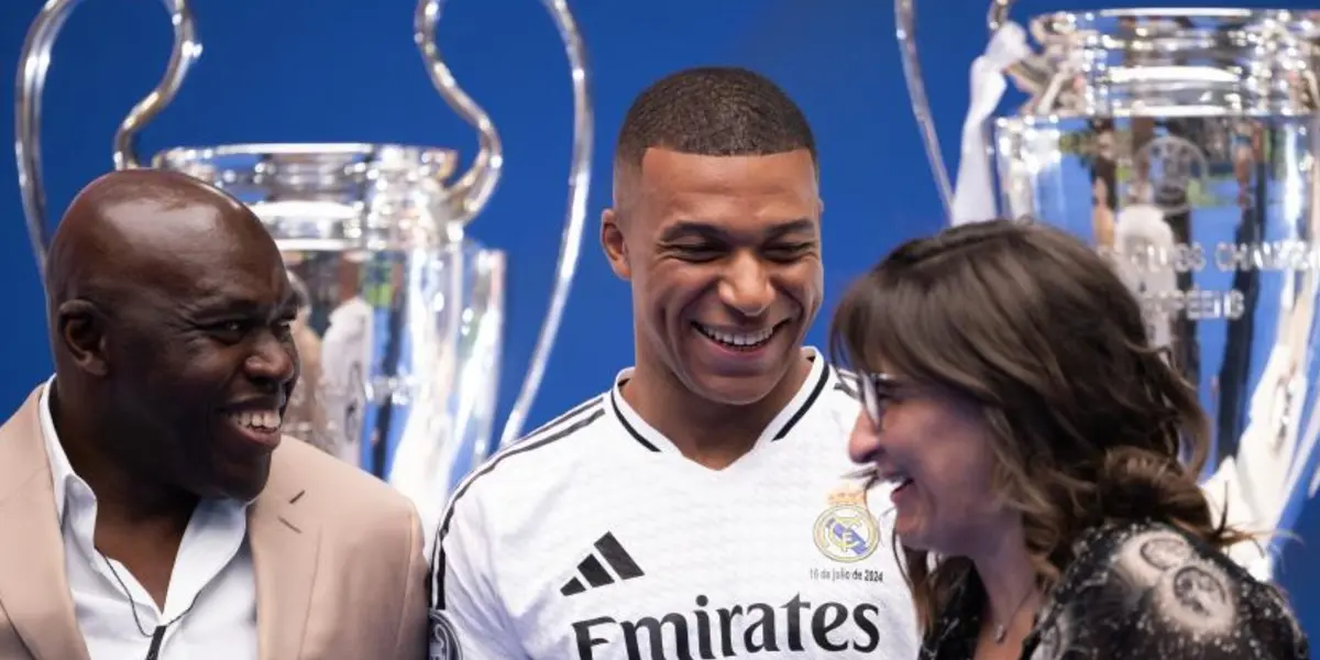 Kylian Mbappé y su familia en el Real Madrid