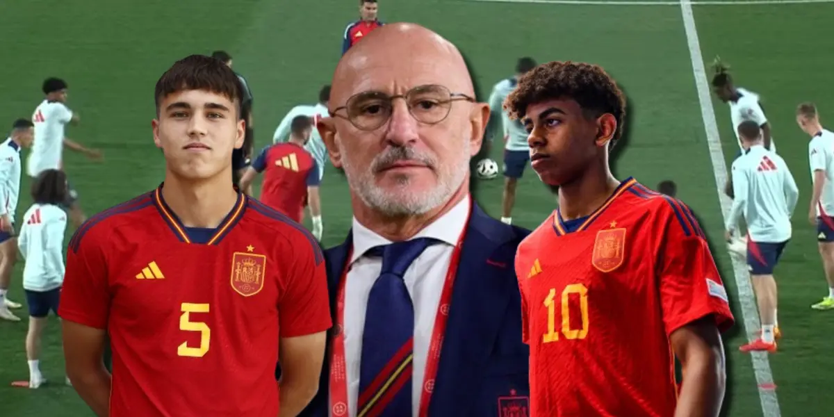 Lamine Yamal - Pau Cubarsí - Luis de la Fuente - Selección de España