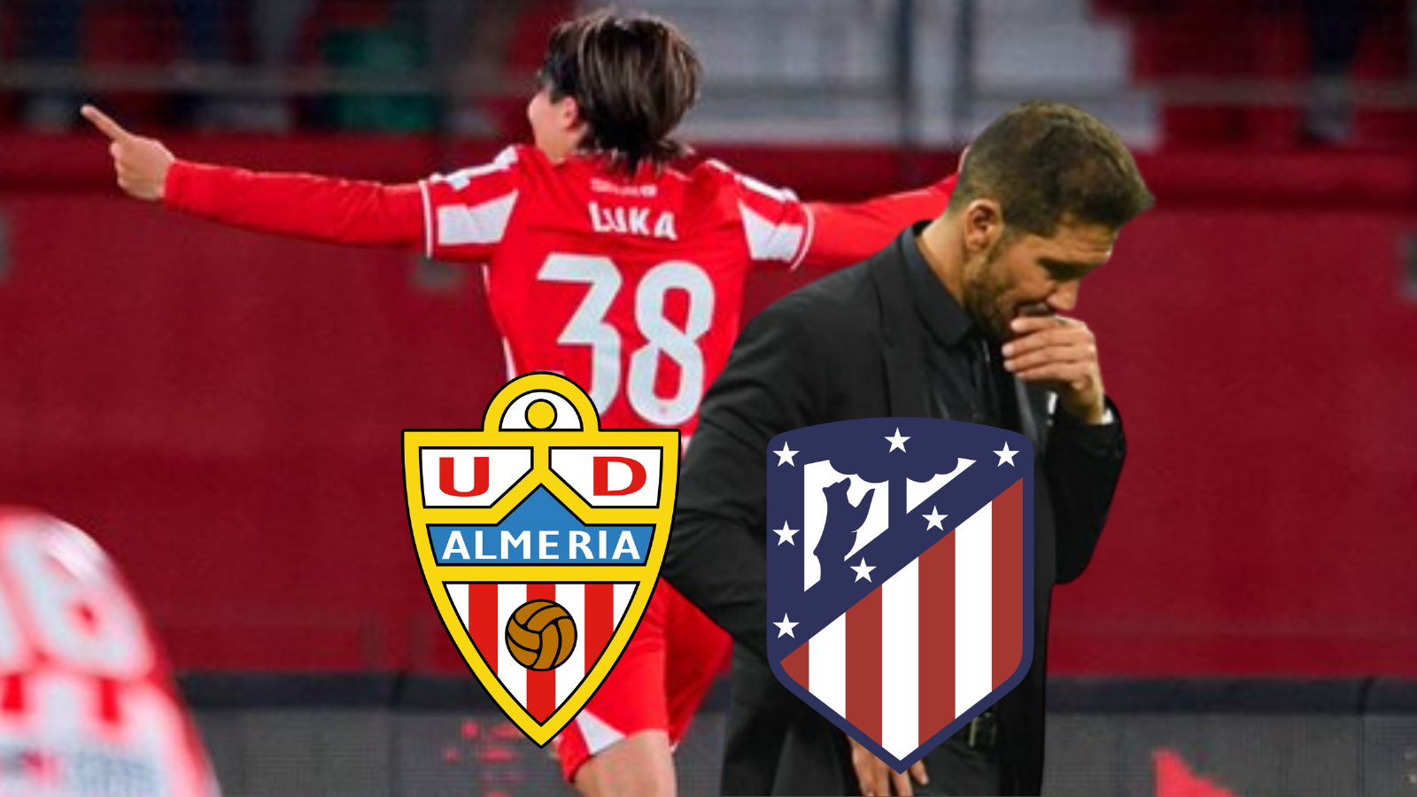 ATLETICO DE MADRID NO PUDO con ALMERÍA, empató 2-2. DOBLETE de LUKA ROMERO.  GOL de DE PAUL