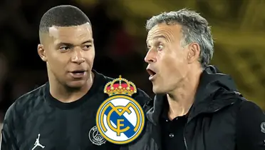 Luis Enrique y Kylian Mbappé, del PSG