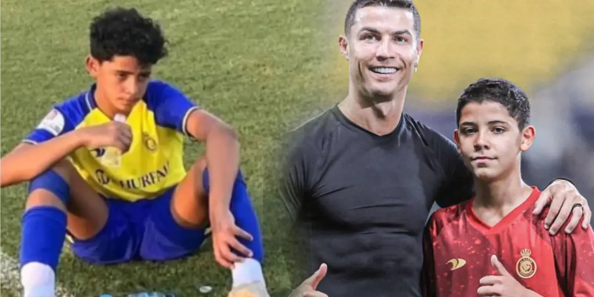 Más competitivo imposible, mira en lo que rivalizó Cristiano Ronaldo con su hijo