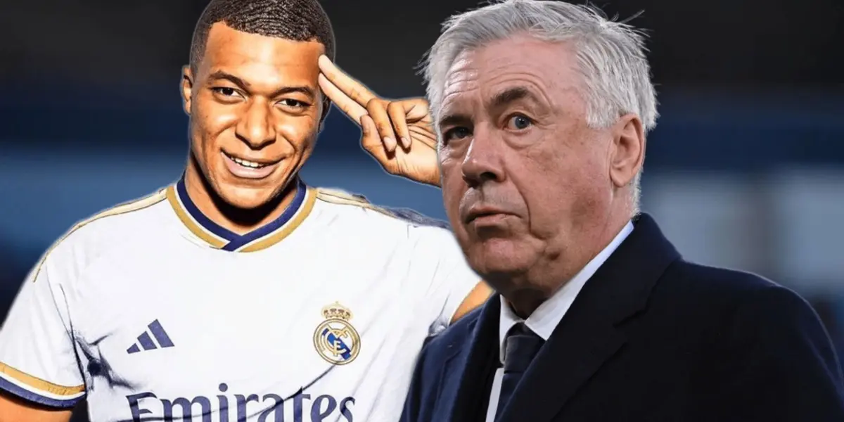 Mbappé y Ancelotti. (Foto: Real Madrid Confidencial)