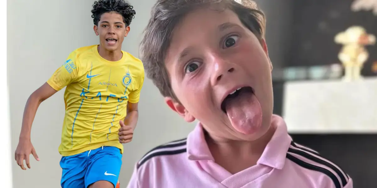 Mientras el hijo de Messi hace bromas, el logro que alcanzó el de CR7 en Arabia